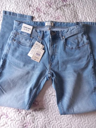 Pantalón tejano Sfera Slim Stretch Hombre Talla L