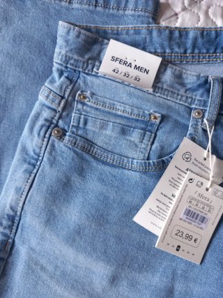 Pantalón tejano Sfera Slim Stretch Hombre Talla L