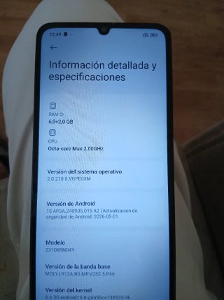 Teléfono móvil redmi