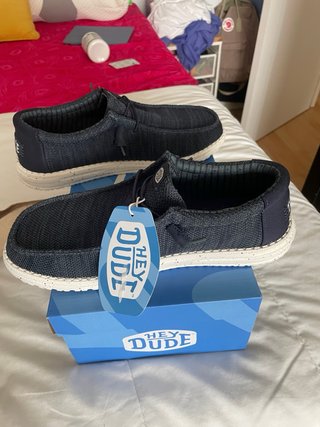 Zapatos Hey Dude Talla 43 Azul Marino
