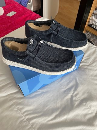 Zapatos Hey Dude Talla 43 Azul Marino