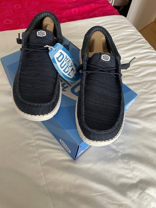 Zapatos Hey Dude Talla 43 Azul Marino