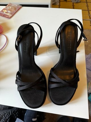 Sandalias negras plataforma