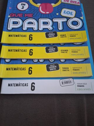 Matemáticas 6, Tercer Ciclo Primaria, Edelvives...
