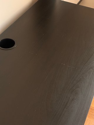 Escritorio IKEA MICKE Negro 105x50
