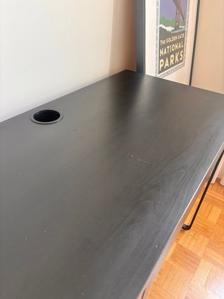 Escritorio IKEA MICKE Negro 105x50