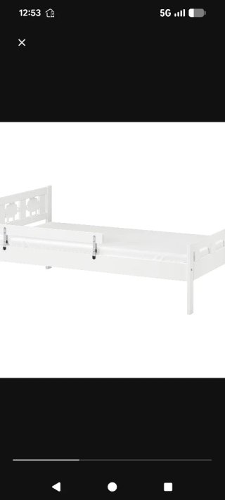 Cama infantil blanca IKEA