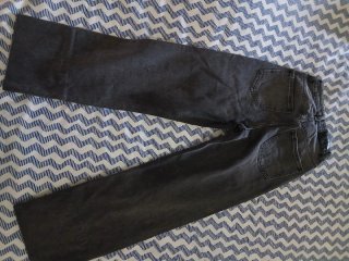 Jeans Tally Weijl grigio scuro con disegni a mano