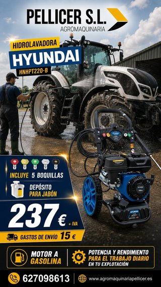 Hidrolimpiadora Hyundai HNHPT220-B Gasolina
