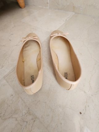 Bailarinas beige talla 38