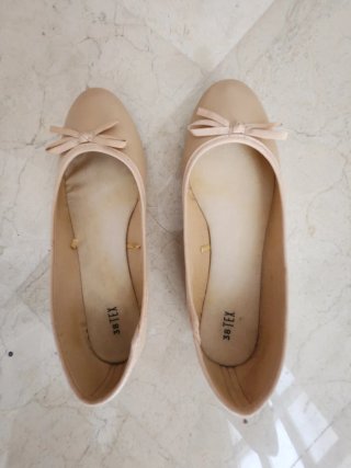 Bailarinas beige talla 38