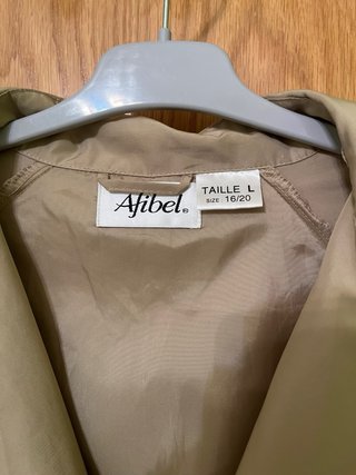 Gabardina Afibel Talla L Beige