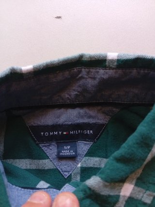 Camicia a quadri Tommy Hilfiger S