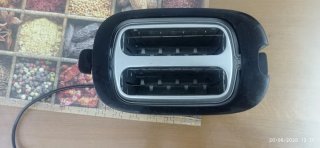 Tostadora Philips Negra