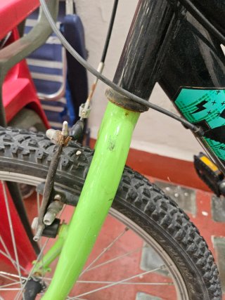 Bicicleta Montaña Rin 24 Negra y Verde