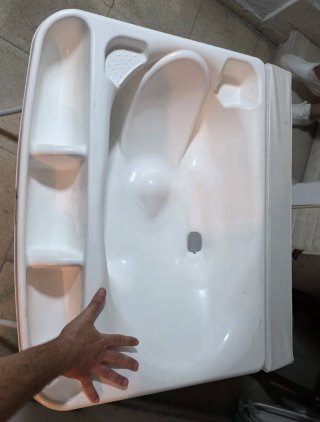 Bañera y cambiador para bebé