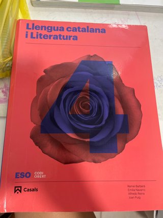 Llengua catalana i literatura, 4 ESO.