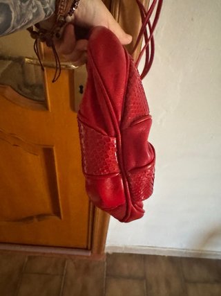 Borsa a tracolla rossa Nella Modena Made in Italy