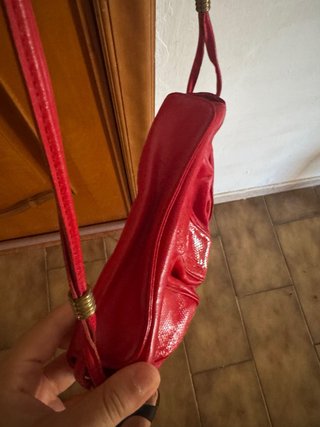 Borsa a tracolla rossa Nella Modena Made in Italy