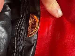 Borsa a tracolla rossa Nella Modena Made in Italy