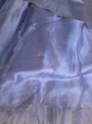 Vestido largo fiesta azul eléctrico