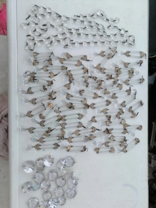 Lágrimas de cristal para lámparas antiguas
