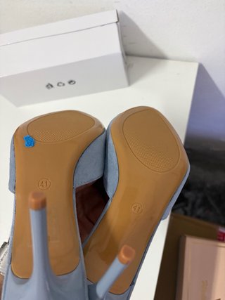 Sandali DAY-VINE tacco alto azzurri tg 41 nuovo