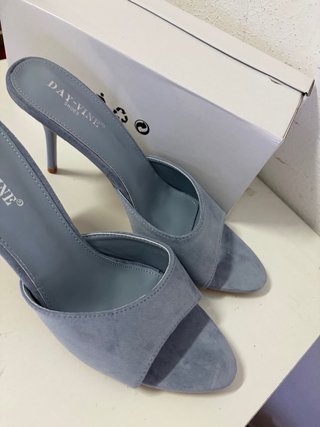 Sandali DAY-VINE tacco alto azzurri tg 41 nuovo