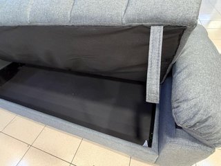 Sofá Cama Gris/Beige con Arcón