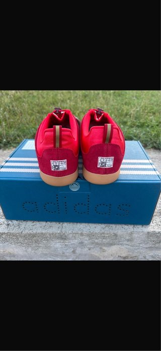 Adidas bad bunny Bambas Rojas y Blancas