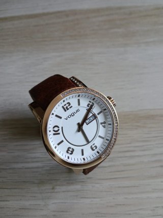 Reloj Vogue Mujer Dorado y Marrón