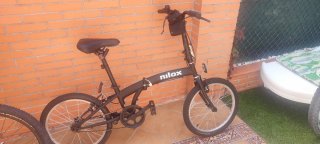 Bicicleta Plegable Nilox Negra
