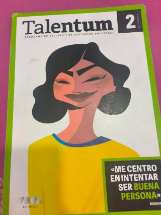 Talentum, 2 Secundaria programa de valores y de...