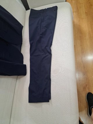 Traje azul marino juvenil talla M