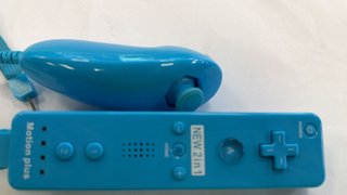 MANDO WII + NUNCHUCK PERIFERICO AZUL