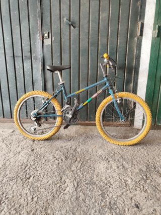 Bicicleta Montaña Niños Ruedas Amarillas