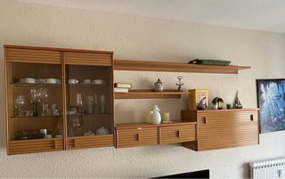 Mueble salón para almacenaje y television.