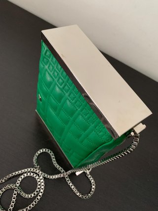 Bolso Purificación García bandolera caja verde