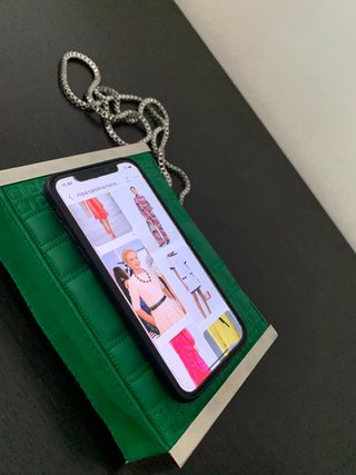 Bolso Purificación García bandolera caja verde