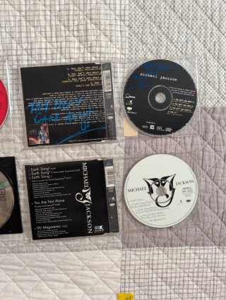 Michael Jackson CDs singles collection