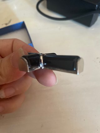 Ciondolo Croce Nero Argento