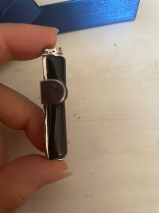 Ciondolo Croce Nero Argento