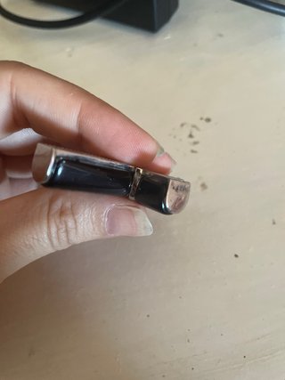 Ciondolo Croce Nero Argento
