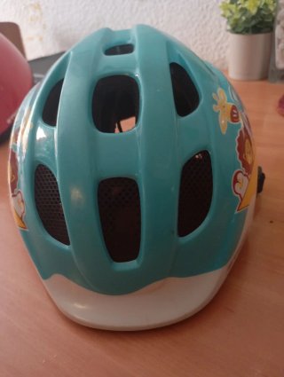 Casco Bicicleta Infantil Azul Animales