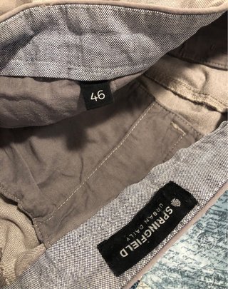 Pantalón vestir Springfield Talla 46 Gris