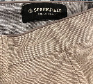 Pantalón vestir Springfield Talla 46 Gris