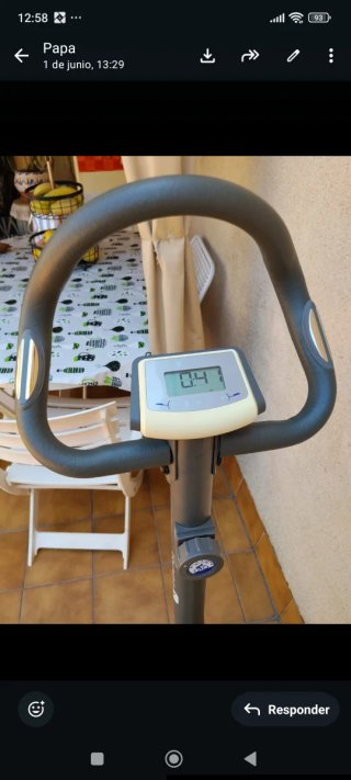 Bicicleta estática DOMYOS VM230