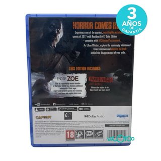 Resident Evil 7 Gold Edition PS5