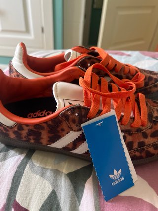 Adidas Tenis Animal Print Naranja 36-36.5
