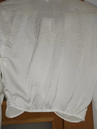 Blusa corta Stradivarius blanca Talla M